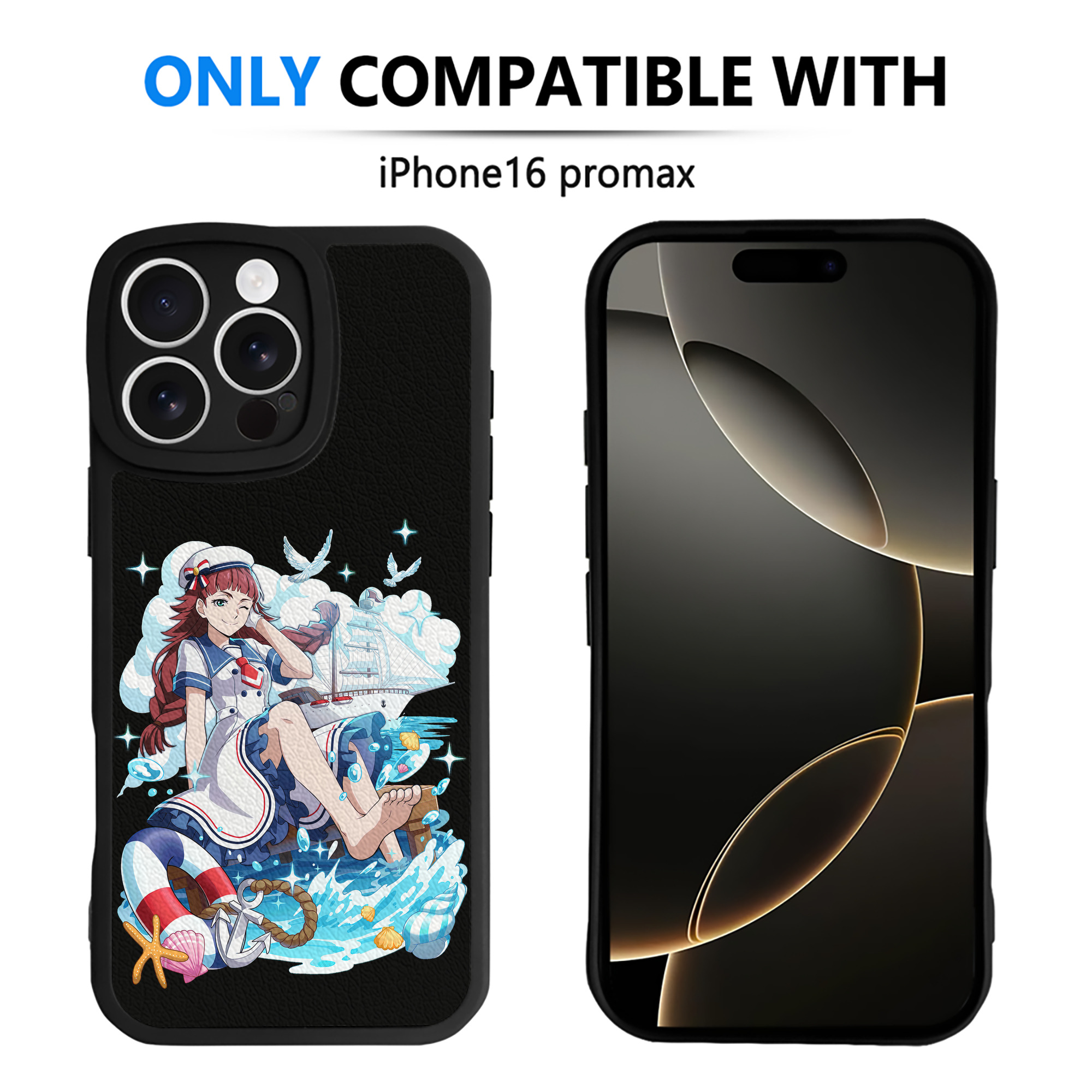 （画像用） 文豪ストレイドッグス Bungo Stray Dogs 【iPhone 16シリーズ対応】シリコンスマホケース（レザー調） 材質：シリコン